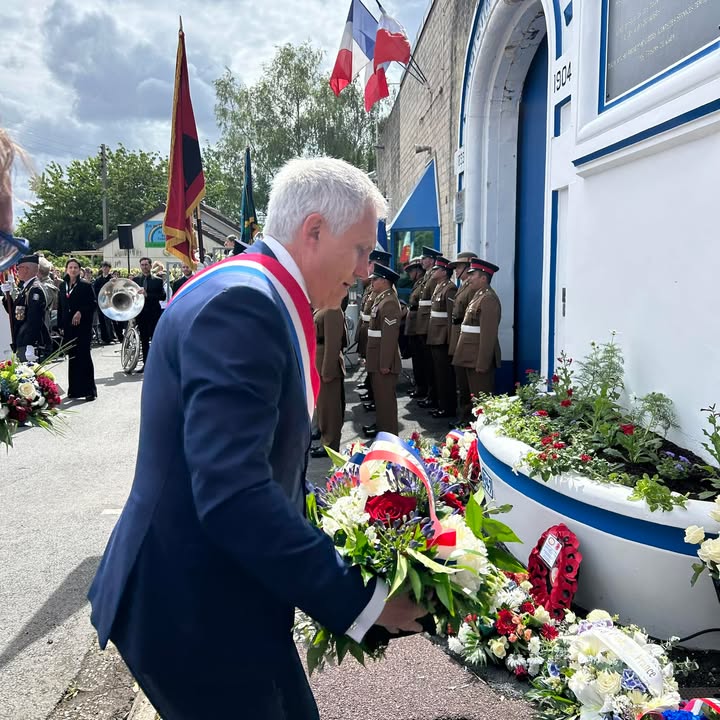 Hommage aux résistants fusillés devant l’ancienne prison de Caen